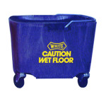White 26-35qt Bucket Yellow #2635-3Y