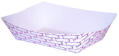 FOOD TRAY 100 1# RED WEAVE 1000