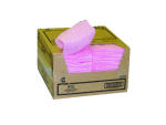 RAYON WET WIPE 11/5X24 PNK DIAMOND PATTERN