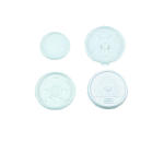 SIP-THRU LID FIT 12J12 WHI 10/100