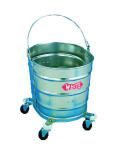 OVAL BASKET W/CSTRS 26QT