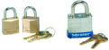 PADLOCK 3/4 IN BRASS 2/PK