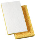 L-DTY SCRUB SPONGE 3.6X6.1X.7 YEL/WHI 20