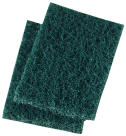 X-HVY DTY SCOUR PAD 3.5X5 BLU/GRA 20