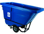 STD TILT TRUCK 1/2 CU YD RECYCLING BLU
