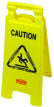 CAUTION 2 SIDE FLR SIGN 26X11X12 MLTILNG Y