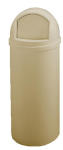 DOME TOP TRASH RECEPT W/ HINGED DOOR 15 GL