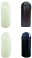 DOME TOP TRSH RECPT W/HING DOOR 25 GLBLA