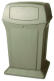 RANGER TWO DOOR TRASH RECEPT 45 GL BLA