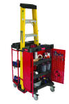 LADDER CART W/ CAB500 LB MAX  STEEL & FOAM
