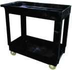 UTILITY CART 300 LB MAX 40L 31.25H 2-SHELF