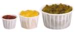 PLEATED SOUFFLE CUP 5.5 OZ PPR WHI 20/250