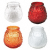 FILLED-GLASS CANDLES 3.75 IN 60 HR  RED 15
