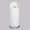 RECEPT DOME 36H STEEL WHI