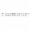 DECAL - COMPUTER PAPER ONLY