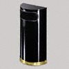 HALF ROUND SPACE SAV RECPT W/MIRROR BRASS