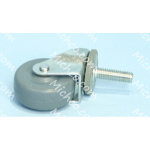 CASTER, SWIVEL, 50MMD, M10 X 30, CLR PL