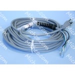 CORD-16GA-3 50FT MED GREY