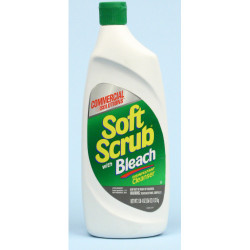 CLOROX SOFT SCRUB W-BLEACH 6-CS