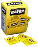 BAYER ASPIRIN 50/PK 2PK/BX