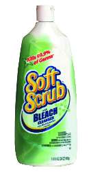 SOFT SCRUB CLNR W/ BLEACH DISINF BTL 9/24