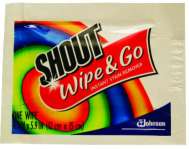 SHOUT WIPE PLUS STAIN TRTMNT TWLET 5X6 80