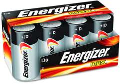 ENERGIZER BATT D 8 PK