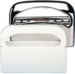 TOILET SEAT CVR DSP 16X3.25X11.5 PLAS WHI