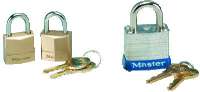 PADLOCK 3/4 IN BRASS 2/PK