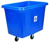 CUBE TRUCK 500 LB MAX W/ RECYCLING SYMBOL