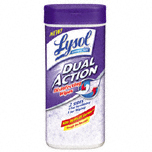 LYSOL DUAL ACTION SCRUB WIPES 12/28CT