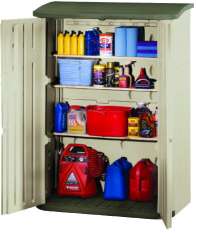 VERT STORAGE SHED LG 52X32X77 52 CU FT TAU