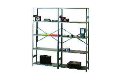 5-SHELF SHELVING 36X18X75 GRA