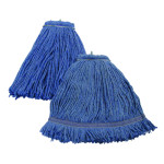 LayFlat 16oz Blend Banded BLUE Screw Mop