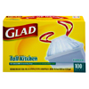 GLAD DRAWSTRING KITCHEN BG 13GL .95MIL WHI