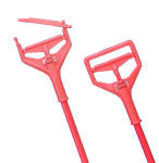 JANITOR MOP HNDL 64 L W/7-5/8 HEAD FIBERGL