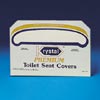 PREM TOILET SEAT CVR 1/2 FLD WHI 10/250