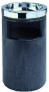 ASH URN/WASTE RECEPT BLA/CHRM