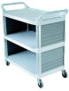 XTRA 3-SHELF UTILITY CART ENCL ON 3 SIDES