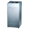 RECEPT OPEN TOP SQ 40 GL SLVR METALLIC
