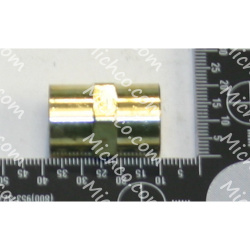 COUPLING-1/4 X 1/4 BRASS