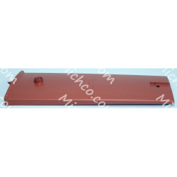HSG REAR COVR BURGUNDY