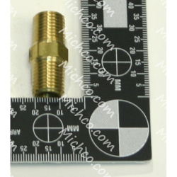 NIPPLE-BRASS 1/4