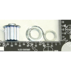ALUMINUM ALLOY PULLEY COMPLETE
