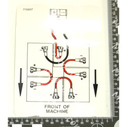 DECAL-BATTERY CABLE ROUT