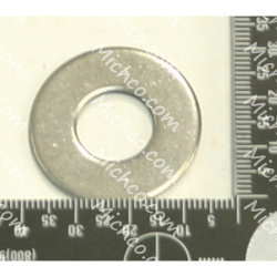 WASHER, FLAT, 0.57B 1.28D .08, SS