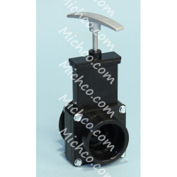 VALVE, WATER, GATE, PM24, W/ HANDLE