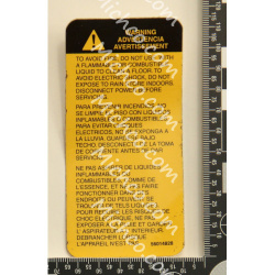 DECAL WARNING      PD298P
