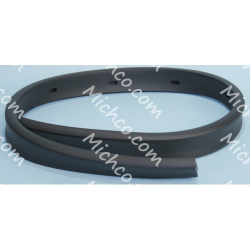 CHANNEL RUBBER--BRUSH CVR 33 R