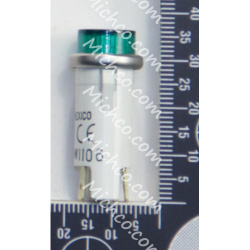 LIGHT, INDICATOR, 250VDC, GREEN